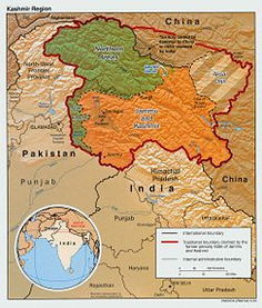 克什米尔中国占多少 中国在克什米尔的控治范为 中印克什米尔边界