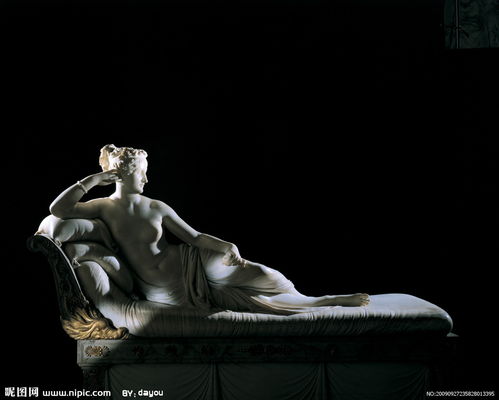 古希腊维纳斯女神大理石雕像图片 